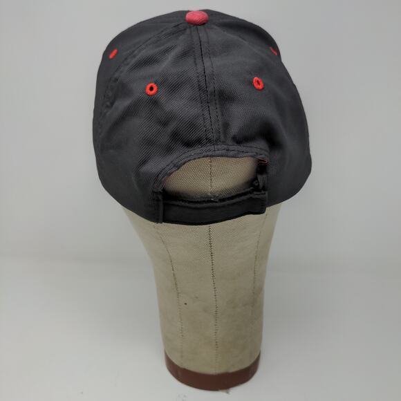 Fan Favorite MLB Chicago Cubs Strapback Hat Embroidered Logos Black Red OSFA - Picture 7 of 12